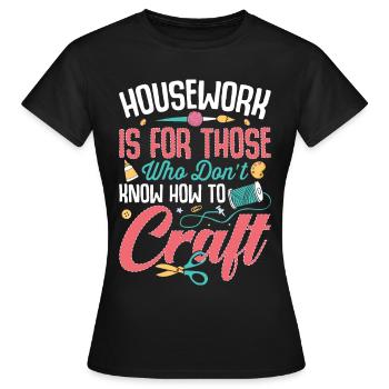 Artisanat Artisan - T-shirt Femme - noir - Devant - AI Model Female 172 dark (172cm)