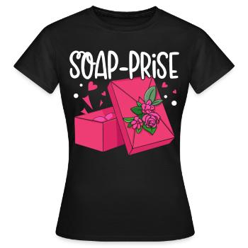 Seifenherstellung Seifenhersteller Soapologist - Frauen T-Shirt - Schwarz - Vorne - AI Model Female 172 dark (172cm)