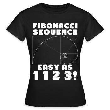 Goldener Schnitt - Frauen T-Shirt - Schwarz - Vorne - AI Model Female 172 dark (172cm)