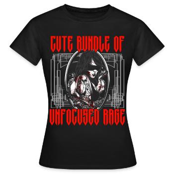 Drôle de gothique gothique - T-shirt Femme - noir - Devant - AI Model Female 172 dark (172cm)