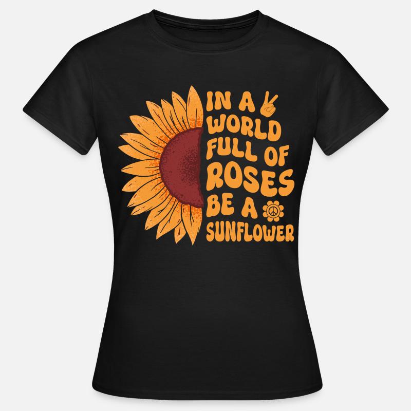 Hippie Peace - Women's T-Shirt - black