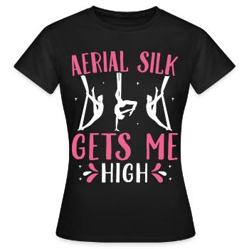 Acrobate - T-shirt Femme - noir - Devant - AI Model Female 172 dark (172cm)