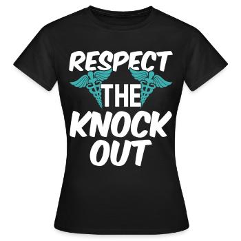 Anesthésiste Anesthésiologie - T-shirt Femme - noir - Devant - AI Model Female 172 dark (172cm)