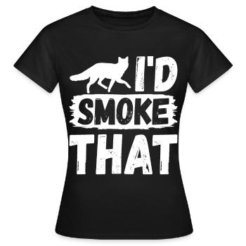 Coyote Hunt Coyote Hunter Yote - T-shirt Femme - noir - Devant - AI Model Female 172 dark (172cm)