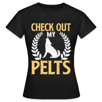 Coyote Hunt Coyote Hunter Yote - T-shirt Femme - noir - Devant - AI Model Female 172 dark (172cm)