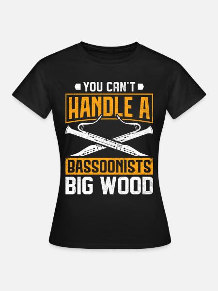 Fagott - Frauen T-Shirt - Schwarz