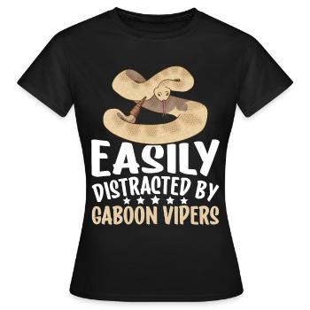 Snake owners - Women's T-Shirt - black - Front - AI Model Female 172 dark (172cm)