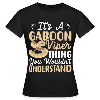 Snake owners - Women's T-Shirt - black - Front - AI Model Female 172 dark (172cm)