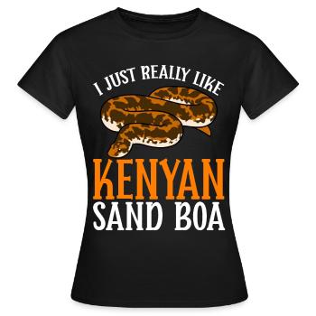 Snake owners - Women's T-Shirt - black - Front - AI Model Female 172 dark (172cm)