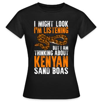 Snake owners - Women's T-Shirt - black - Front - AI Model Female 172 dark (172cm)
