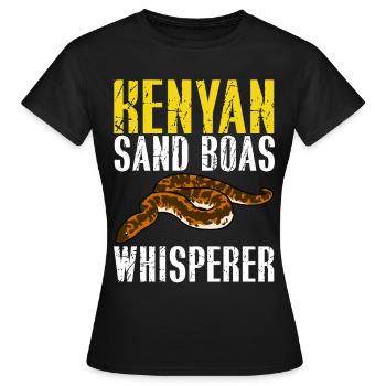 Snake owners - Women's T-Shirt - black - Front - AI Model Female 172 dark (172cm)