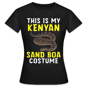 Snake owners - Women's T-Shirt - black - Front - AI Model Female 172 dark (172cm)