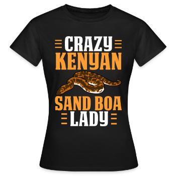 Snake owners - Women's T-Shirt - black - Front - AI Model Female 172 dark (172cm)