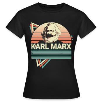 Socialisme socialiste Communisme communiste - T-shirt Femme - noir - Devant - AI Model Female 172 dark (172cm)