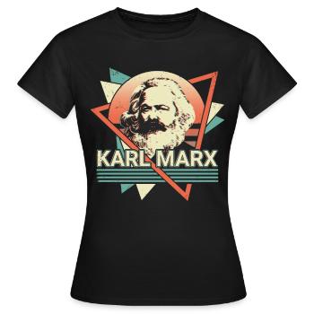 Socialisme socialiste Communisme communiste - T-shirt Femme - noir - Devant - AI Model Female 172 dark (172cm)