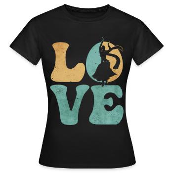 Danseuse du ventre Danse du ventre - T-shirt Femme - noir - Devant - AI Model Female 172 dark (172cm)