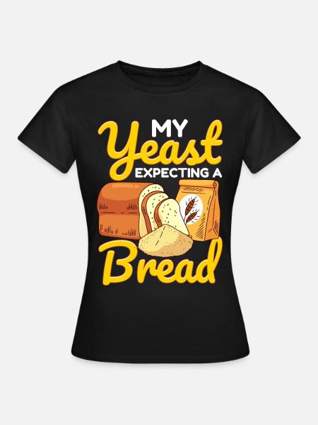 Lustiger Brotbacken-Bäcker - Frauen T-Shirt - Schwarz