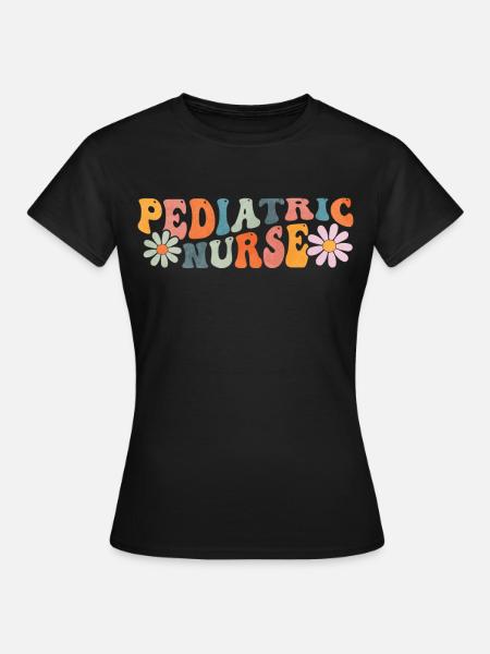 Groovy Kinderkrankenschwester NICU Krankenpflege - Frauen T-Shirt - Schwarz