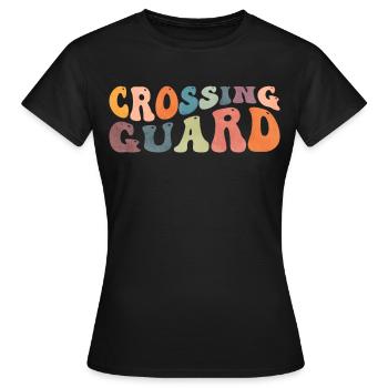 Groovy Brigadier Zebra Crossing Keeper - T-shirt Femme - noir - Devant - AI Model Female 172 dark (172cm)