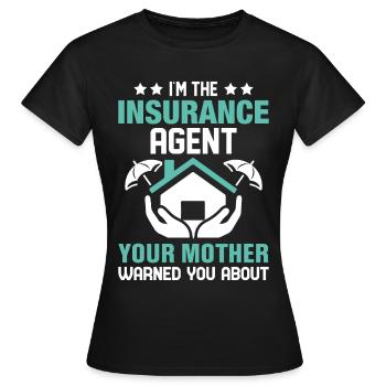 Courtier bizarre - T-shirt Femme - noir - Devant - AI Model Female 172 dark (172cm)