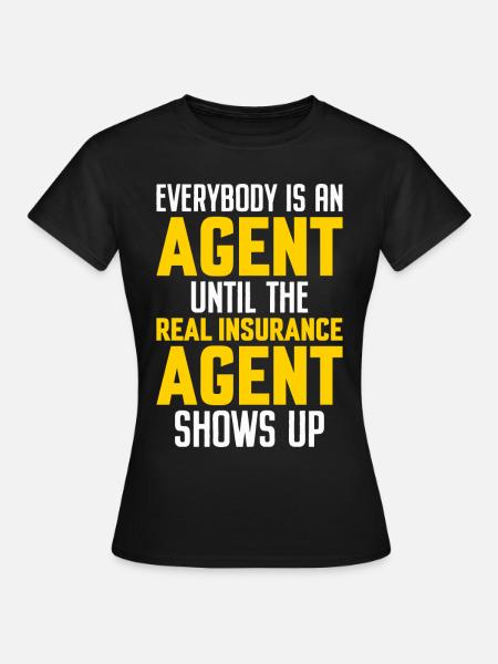 Komischer Broker - Frauen T-Shirt - Schwarz