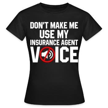 Courtier bizarre - T-shirt Femme - noir - Devant - AI Model Female 172 dark (172cm)