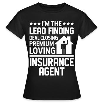 Étrange courtier - T-shirt Femme - noir - Devant - AI Model Female 172 dark (172cm)