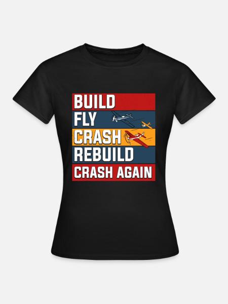 RC-Flugzeug RC-Flugzeug - Frauen T-Shirt - Schwarz