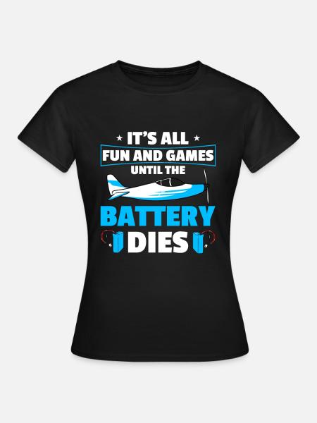 RC-Flugzeug RC-Flugzeug - Frauen T-Shirt - Schwarz