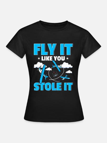 RC-Flugzeug RC-Flugzeug - Frauen T-Shirt - Schwarz