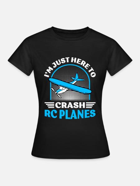 RC-Flugzeug RC-Flugzeug - Frauen T-Shirt - Schwarz