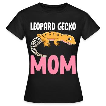 Eidechsenmama Reptil - Frauen T-Shirt - Schwarz - Vorne - AI Model Female 172 dark (172cm)