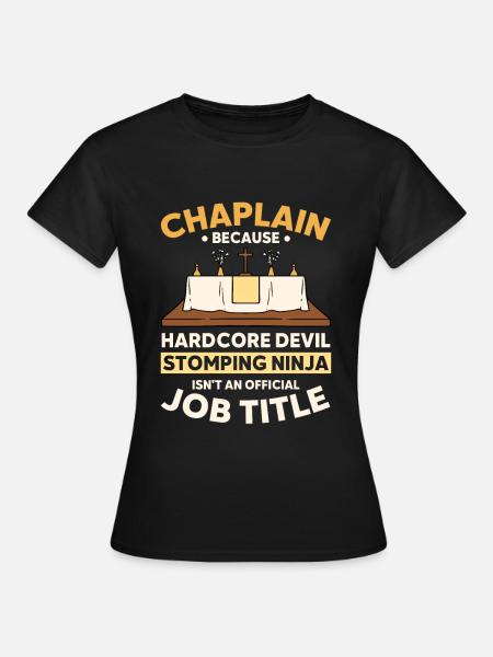 Kaplan Pfarrer - Frauen T-Shirt - Schwarz