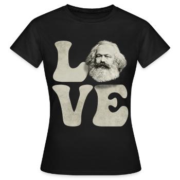 Communisme Socialisme socialiste communiste - T-shirt Femme - noir - Devant - AI Model Female 172 dark (172cm)