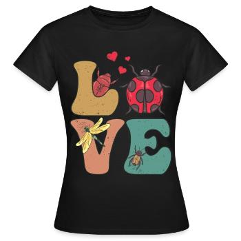 Entomology, Entomologist, Collector - Women's T-Shirt - black - Front - AI Model Female 172 dark (172cm)