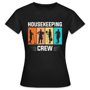Week of Appreciation for Housekeeping - Women's T-Shirt - black - Front - AI Model Female 172 dark (172cm)