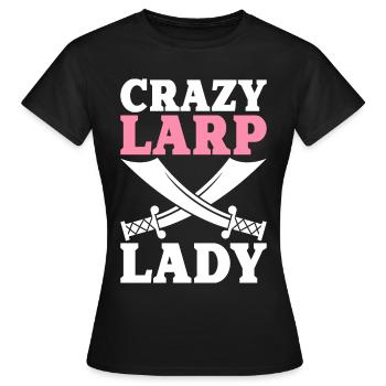 Live-Action-Rollenspiele - Frauen T-Shirt - Schwarz - Vorne - AI Model Female 172 dark (172cm)