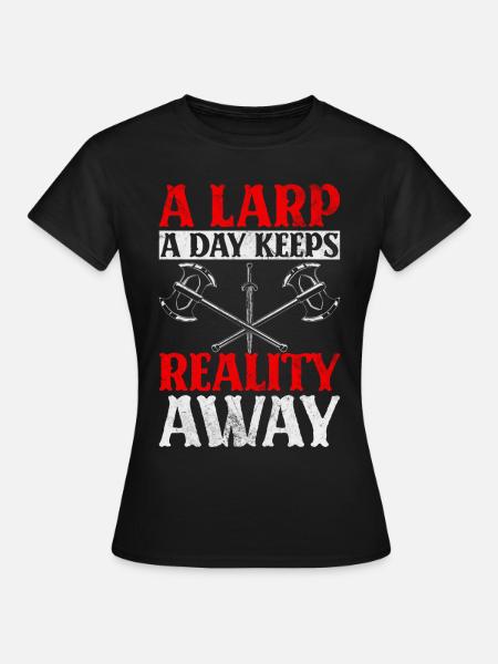 Live-Action-Rollenspiele - Frauen T-Shirt - Schwarz