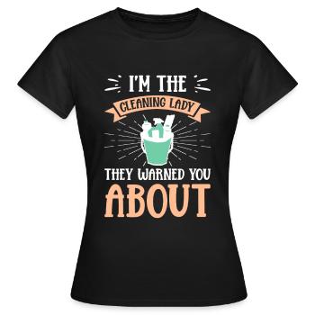 Week of Appreciation for Housekeeping - Women's T-Shirt - black - Front - AI Model Female 172 dark (172cm)