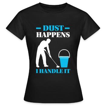 Week of Appreciation for Housekeeping - Women's T-Shirt - black - Front - AI Model Female 172 dark (172cm)