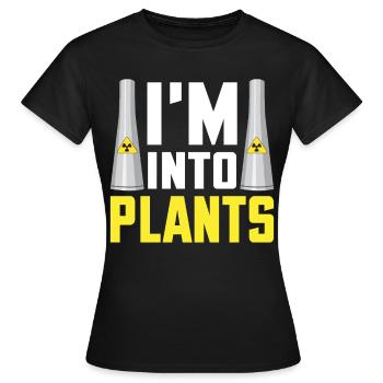 Ingénieur nucléaire de centrale nucléaire - T-shirt Femme - noir - Devant - AI Model Female 172 dark (172cm)