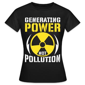 Nuclear Power Nuclear Technology - Women's T-Shirt - black - Front - AI Model Female 172 dark (172cm)