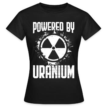 Centrale nucléaire Ingénieur nucléaire - T-shirt Femme - noir - Devant - AI Model Female 172 dark (172cm)