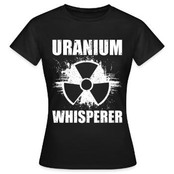 Drôle d’ingénieur nucléaire de centrale nucléaire - T-shirt Femme - noir - Devant - AI Model Female 172 dark (172cm)