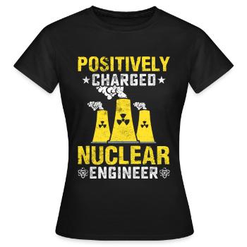 Technologie nucléaire Énergie nucléaire - T-shirt Femme - noir - Devant - AI Model Female 172 dark (172cm)