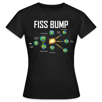 Lustiger Nuklearingenieur Kernkraftwerk - Frauen T-Shirt - Schwarz - Vorne - AI Model Female 172 dark (172cm)