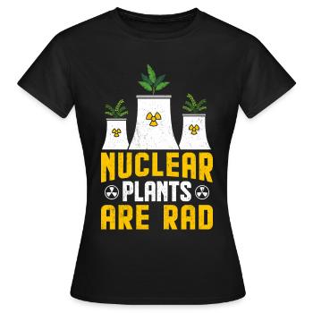 Énergie nucléaire Technologie nucléaire - T-shirt Femme - noir - Devant - AI Model Female 172 dark (172cm)