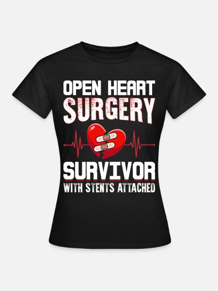 Angioplastie-Patient - Frauen T-Shirt - Schwarz