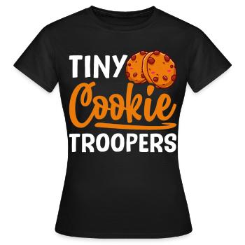 Pfadfinderkeks-Händler - Frauen T-Shirt - Schwarz - Vorne - AI Model Female 172 dark (172cm)