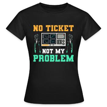 Network Administrator System Administrator Network - Women's T-Shirt - black - Front - AI Model Female 172 dark (172cm)